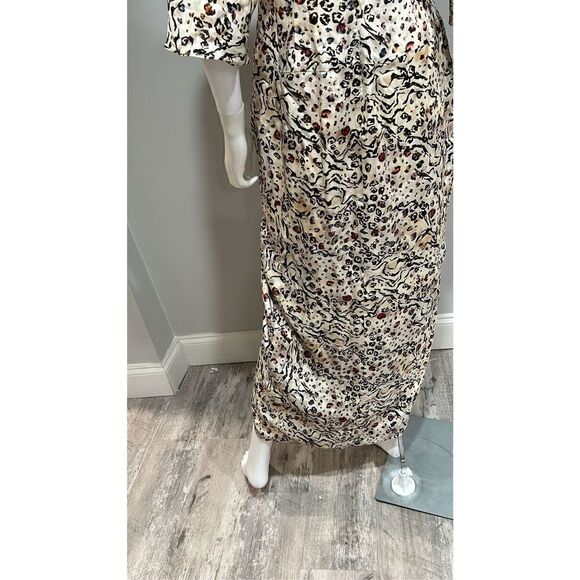 FAME and Partners Sayge Animal Print Midi Dress Size 8 - Picture 9 of 12